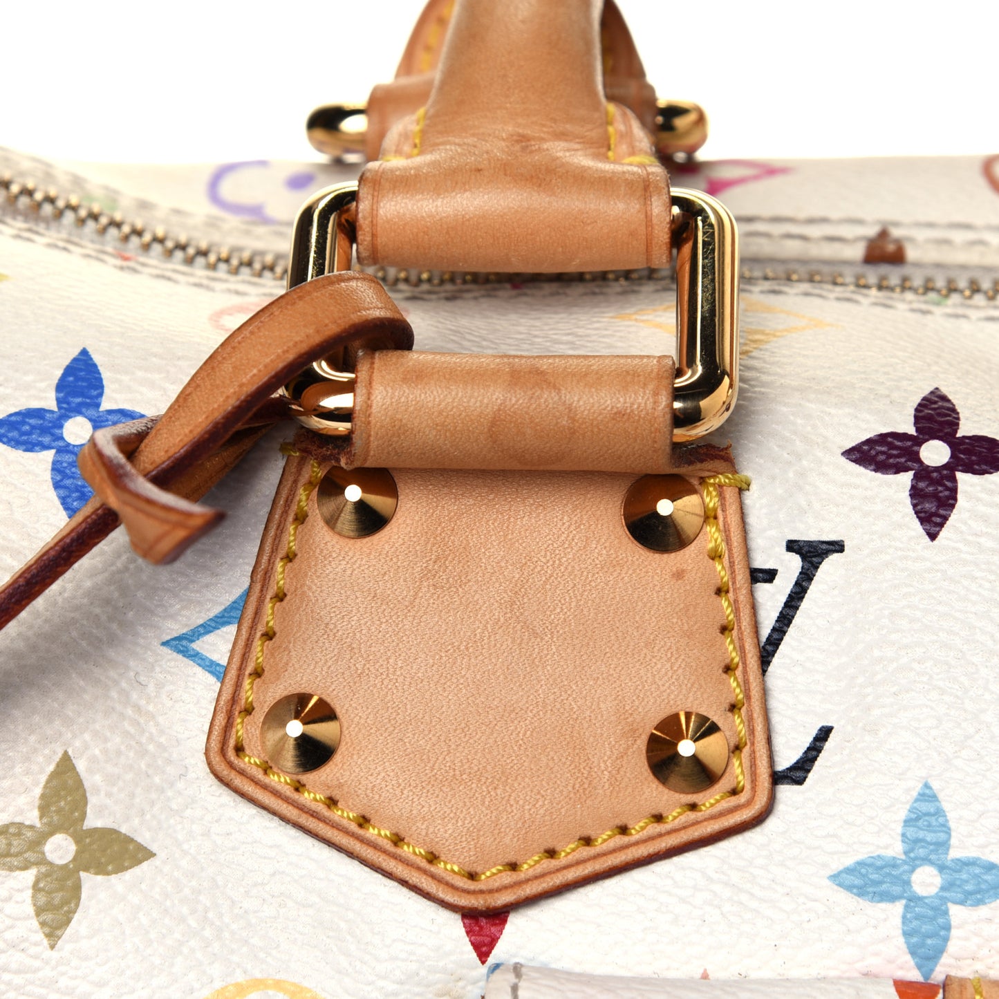 Monogram Multicolor Speedy 30 White