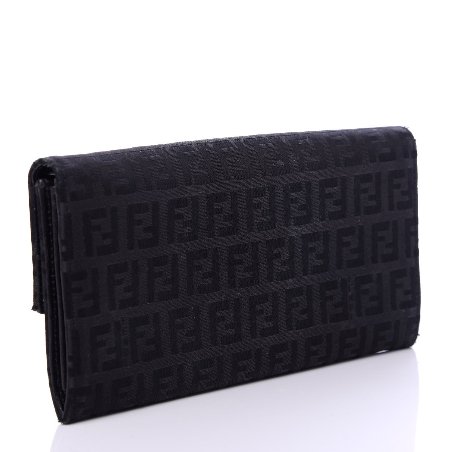 Fendi Zucchino Forever Continental Wallet Black 3 of 8