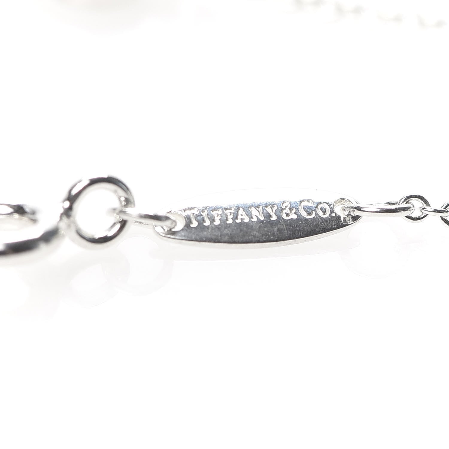 Tiffany Sterling Silver Aquamarine Elsa Peretti Color By The Yard Bracelet 6 of 6