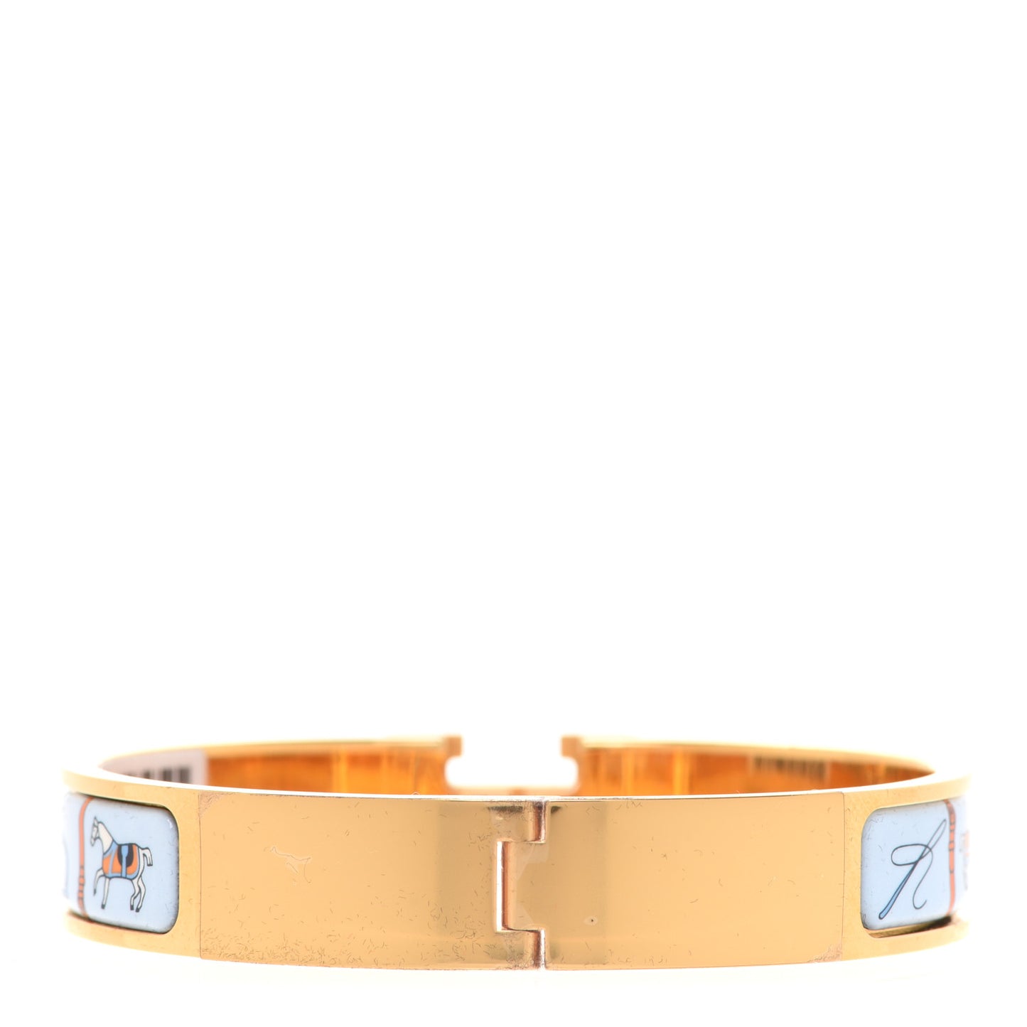 Enamel Printed Narrow Couvertures et Tenues de Jour GM Orange Blue