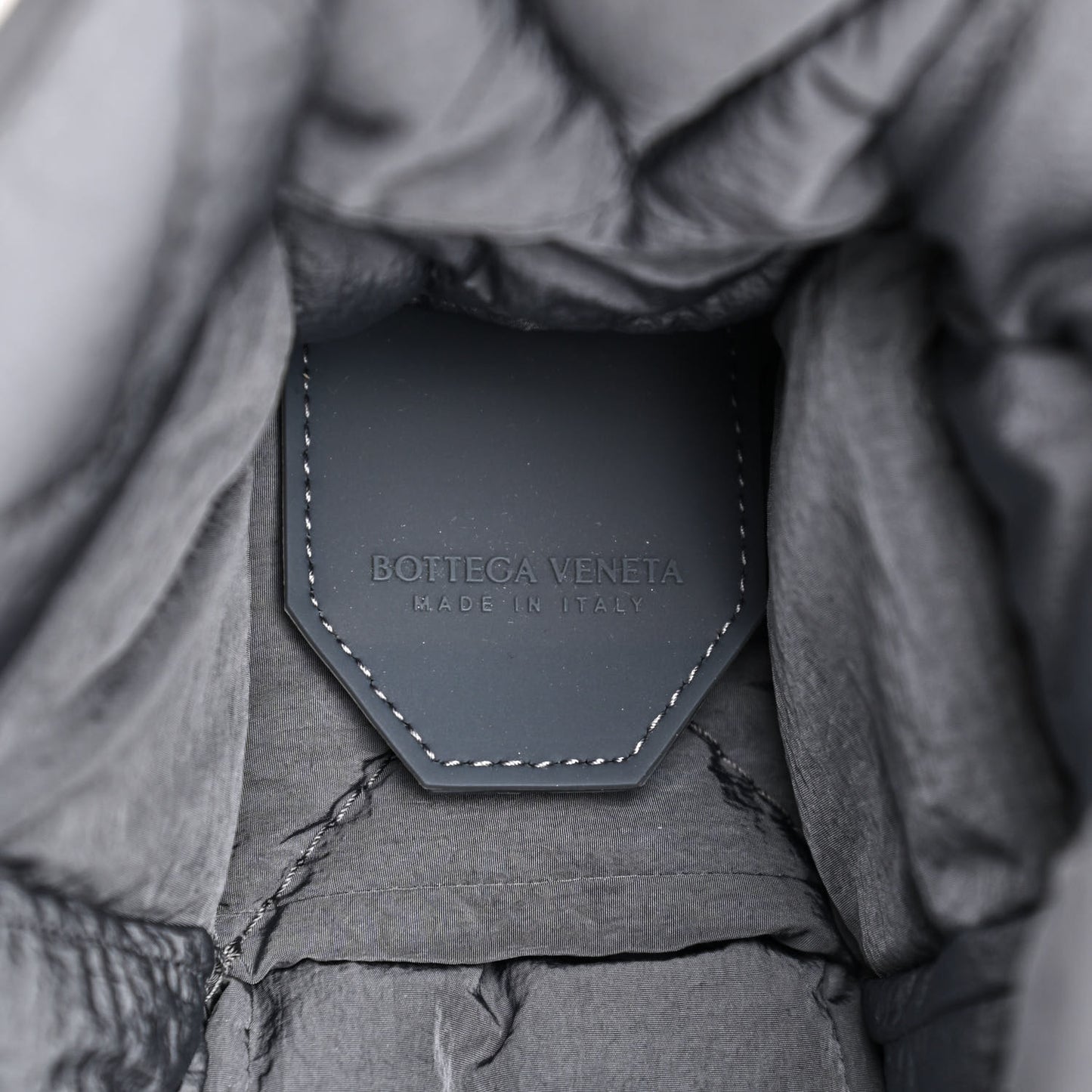 Nylon Intrecciato Padded Tech Cassette Bag Thunder