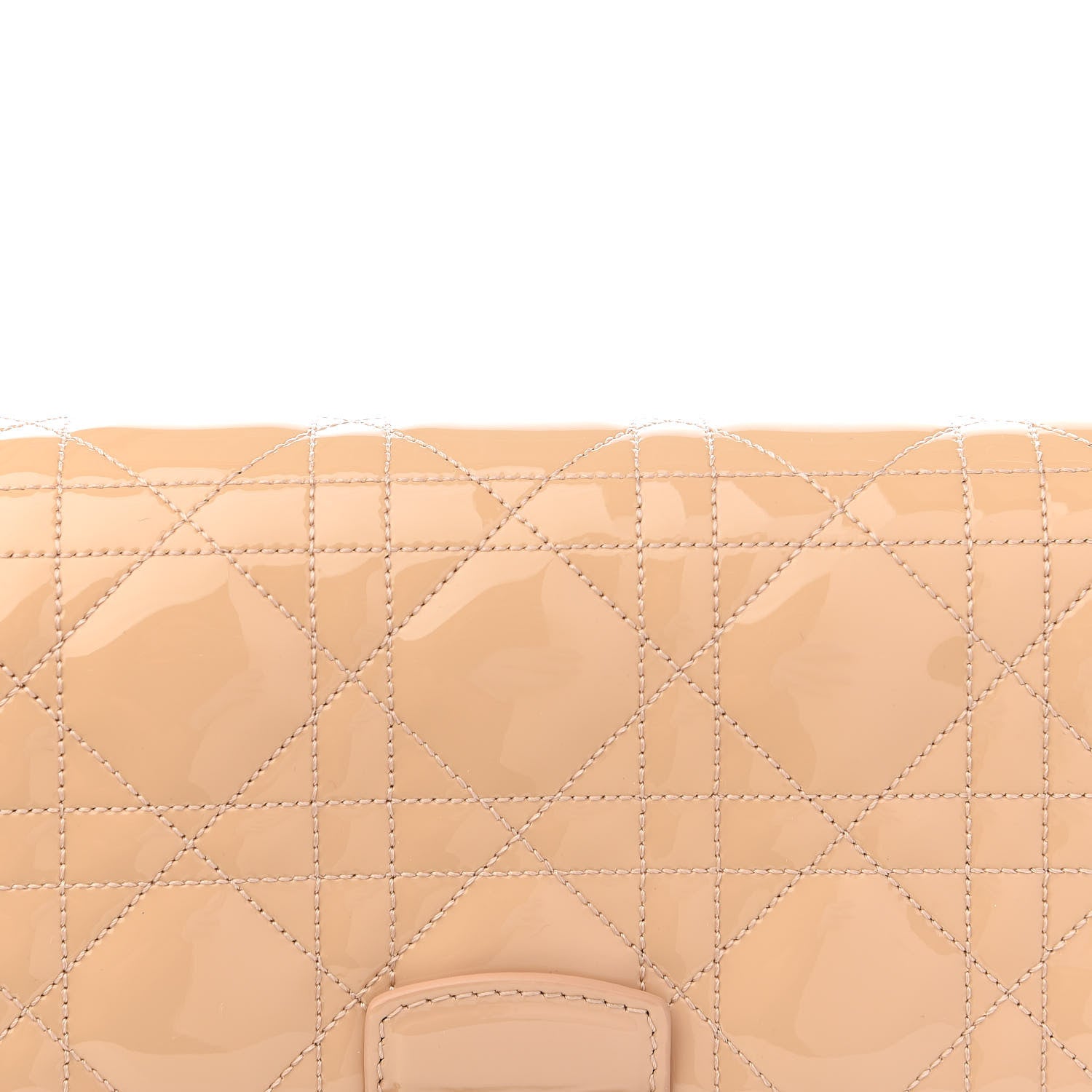 Christian Dior Patent Cannage Miss Dior Promenade Pouch Beige 8 of 8