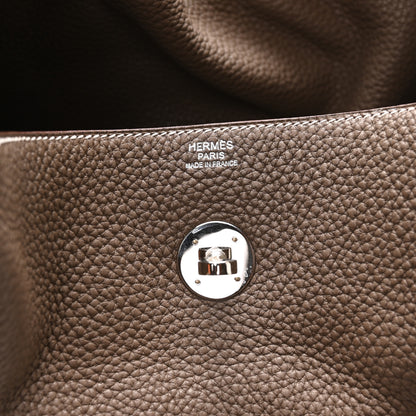 Hermes Taurillon Clemence Lindy 34 Etoupe 6 of 11