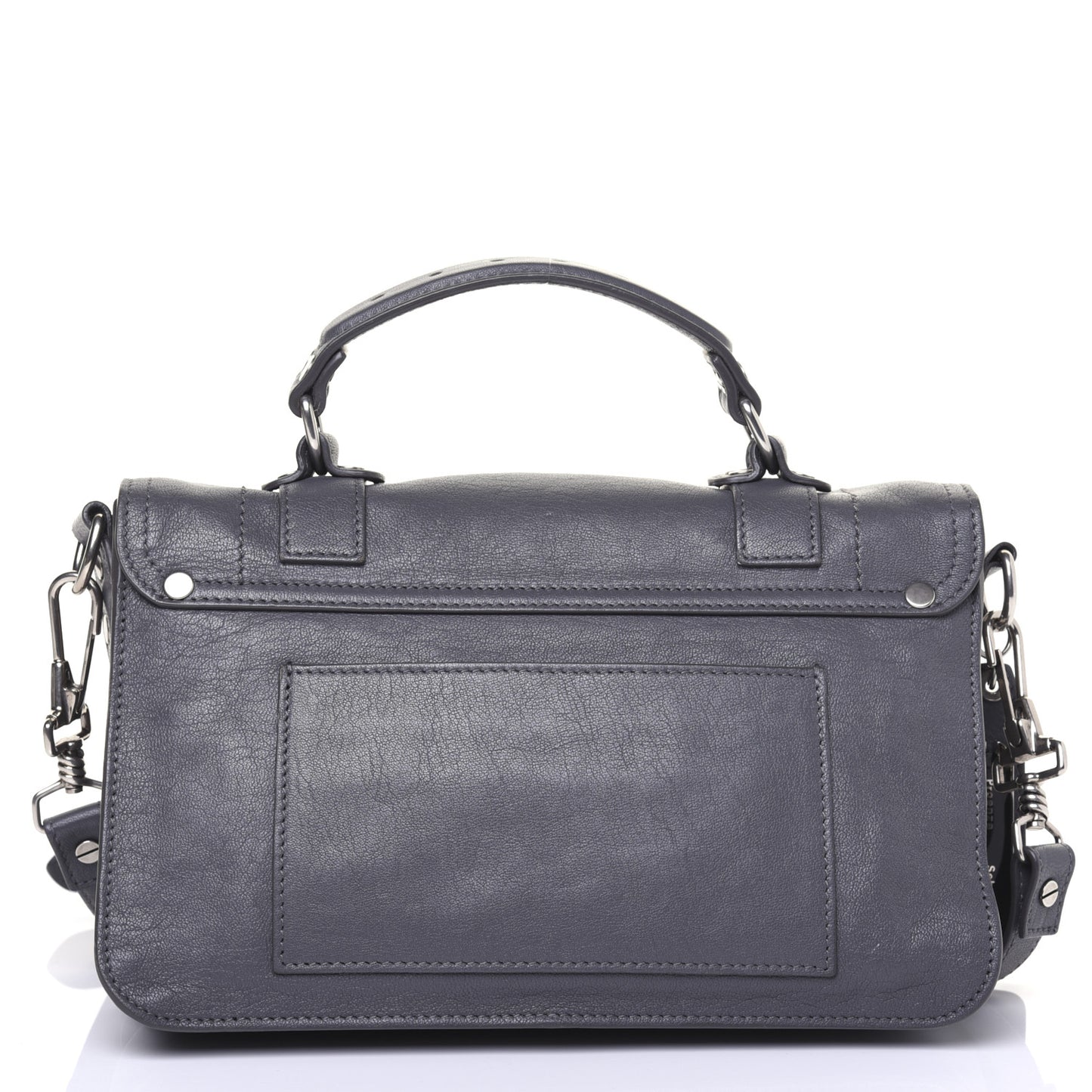 Lambskin Tiny PS1 Satchel Heather Grey