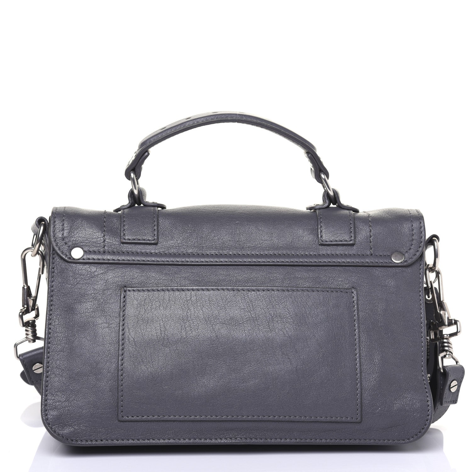 Proenza Schouler Lambskin Tiny PS1 Satchel Heather Grey 15 of 18