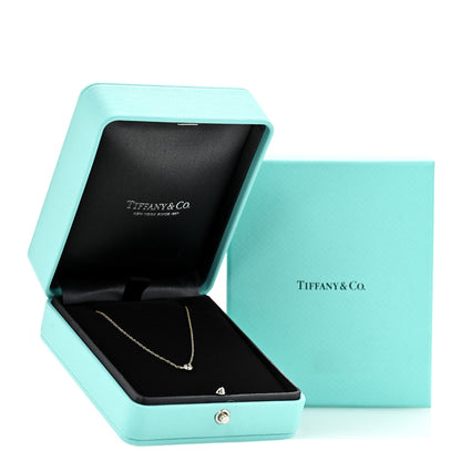 Tiffany 18K Yellow Gold Diamond .16ct Elsa Peretti Diamonds by the Yard Pendant Necklace 6 of 6