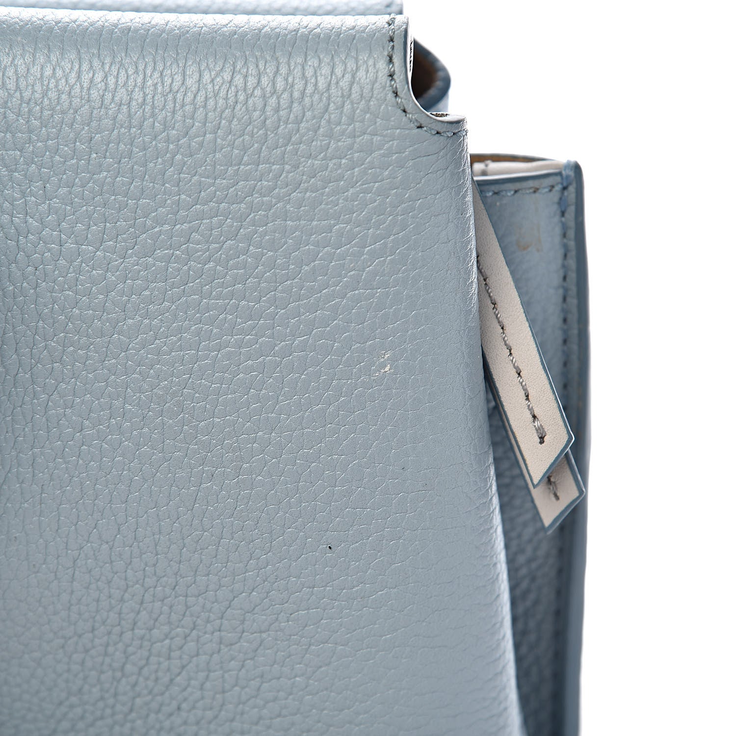 MCM Grained Calfskin Medium Milla Tote Sky Blue 11 of 15