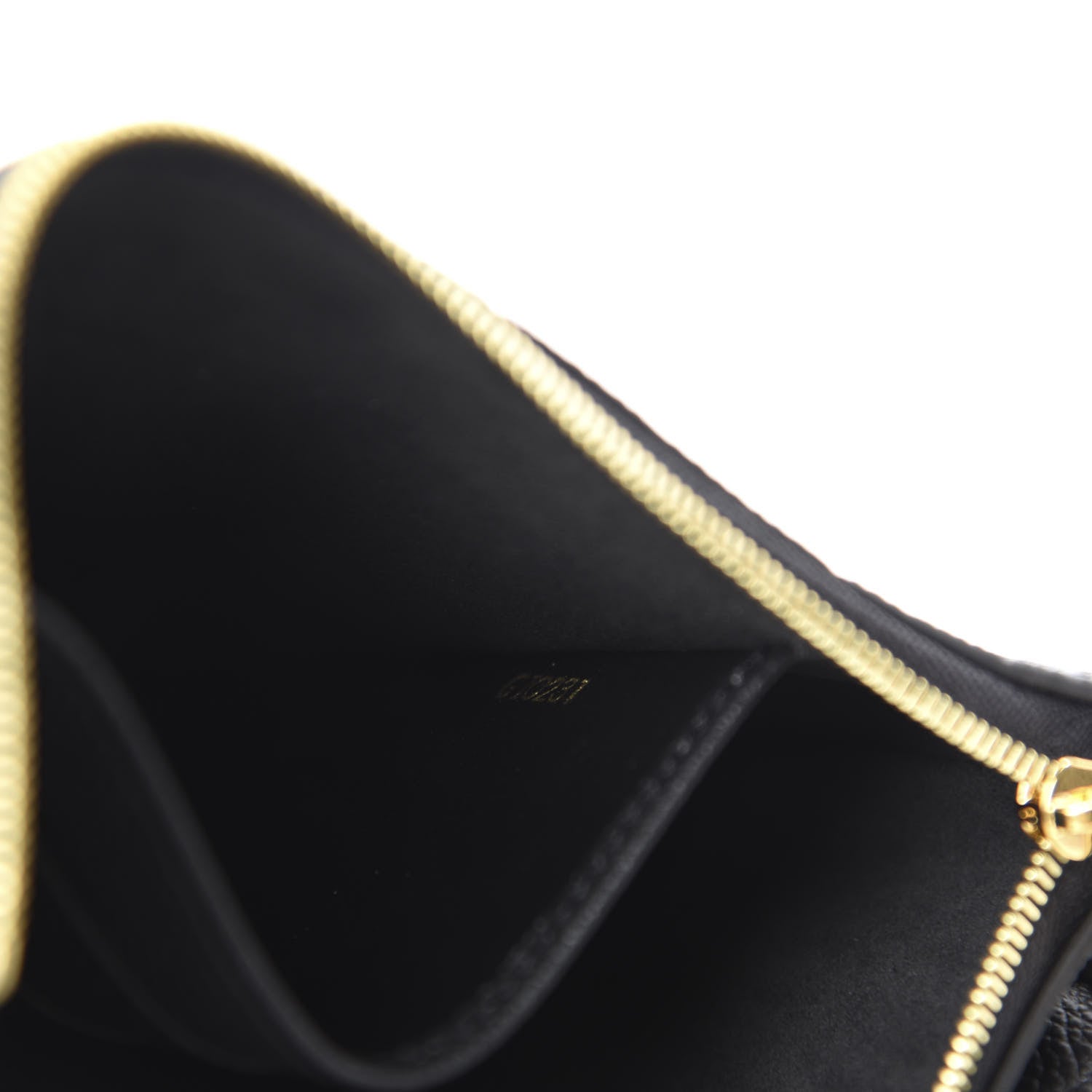 Louis Vuitton Empreinte Double Zip Pochette Black 9 of 11