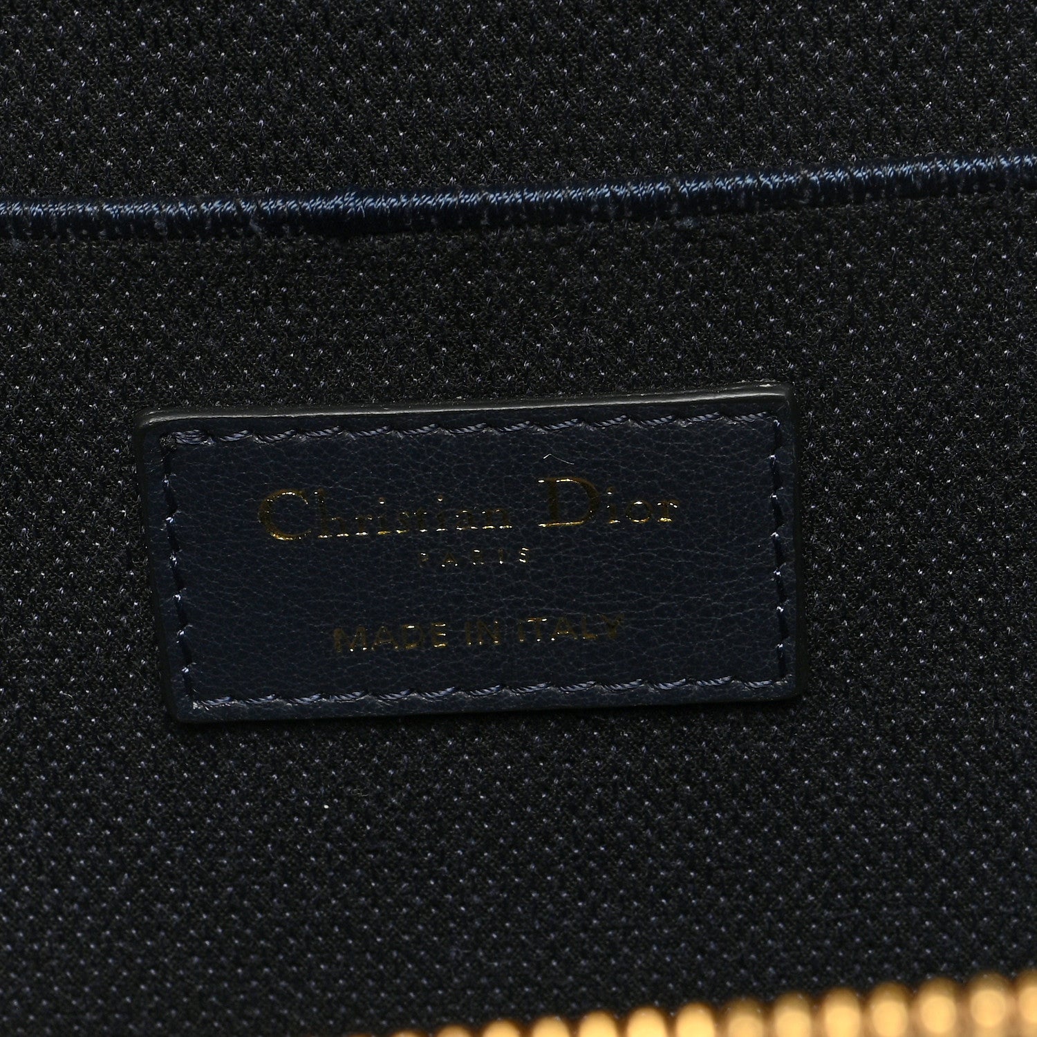 Christian Dior Velvet Cannage Diortravel Vanity Case Blue 6 of 6