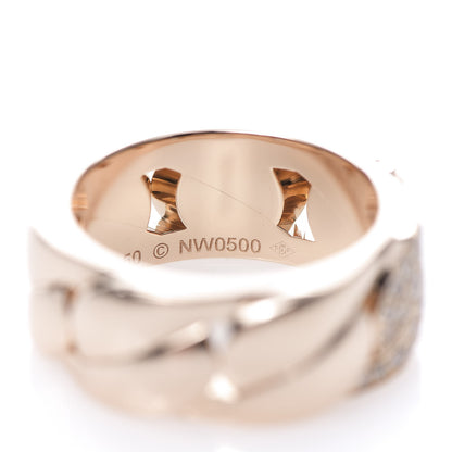 Cartier 18K Pink Gold Diamond La Dona Ring 50 5.25 6 of 6