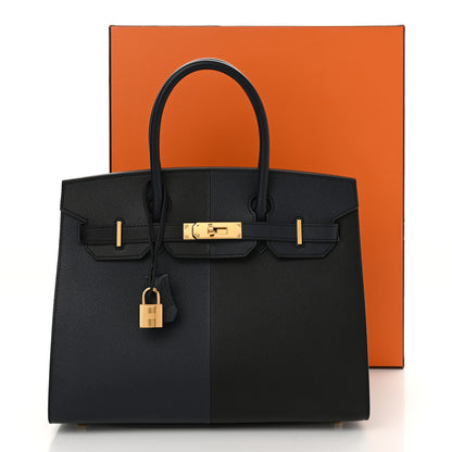 Hermes Epsom Casaque Birkin Sellier 30 Bleu Indigo Black Bleu Frida 11 of 11
