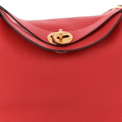 Hermes Taurillon Clemence Lindy 26 Rouge De Coeur 8 of 10