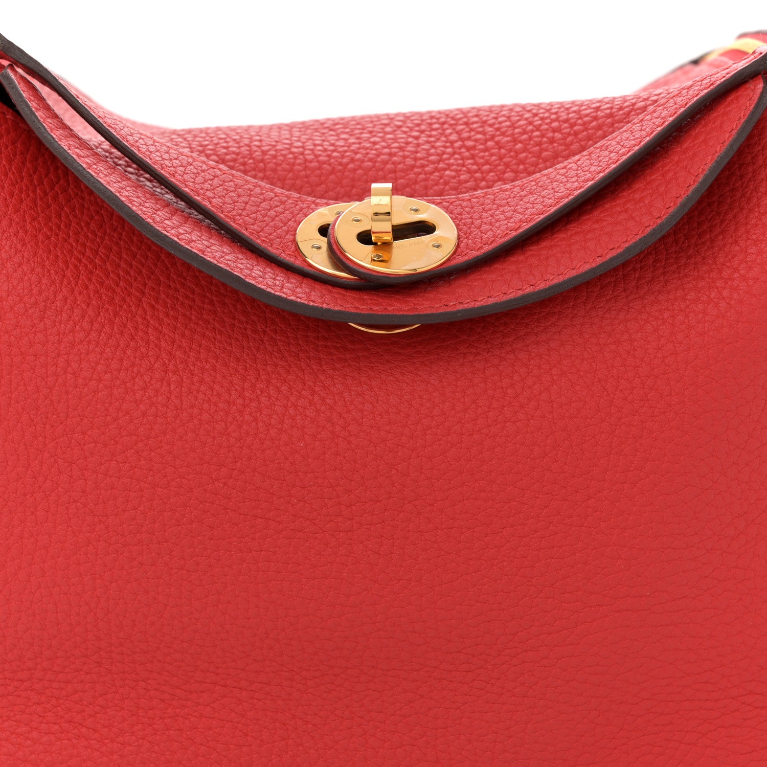 Hermes Taurillon Clemence Lindy 26 Rouge De Coeur 8 of 10