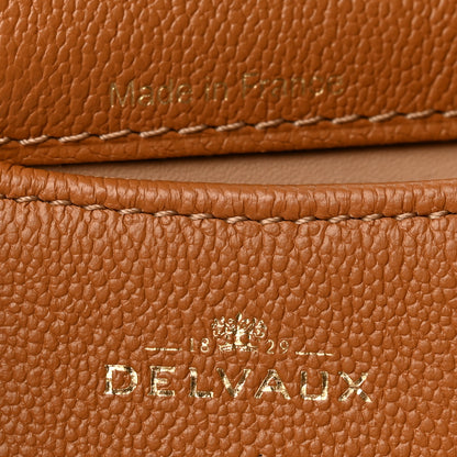 Delvaux Grained Calfskin Mini Brillant Satchel Natural 7 of 14