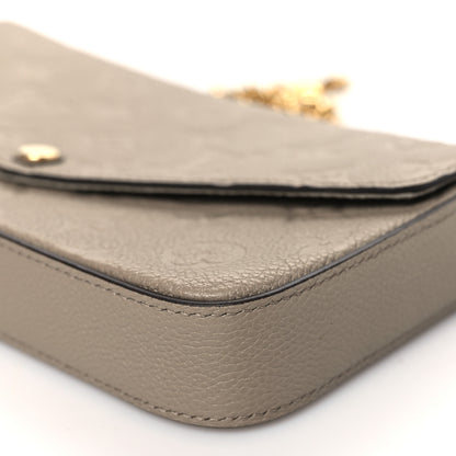 Louis Vuitton Empreinte Pochette Felicie Chain Wallet Tourterelle 10 of 10
