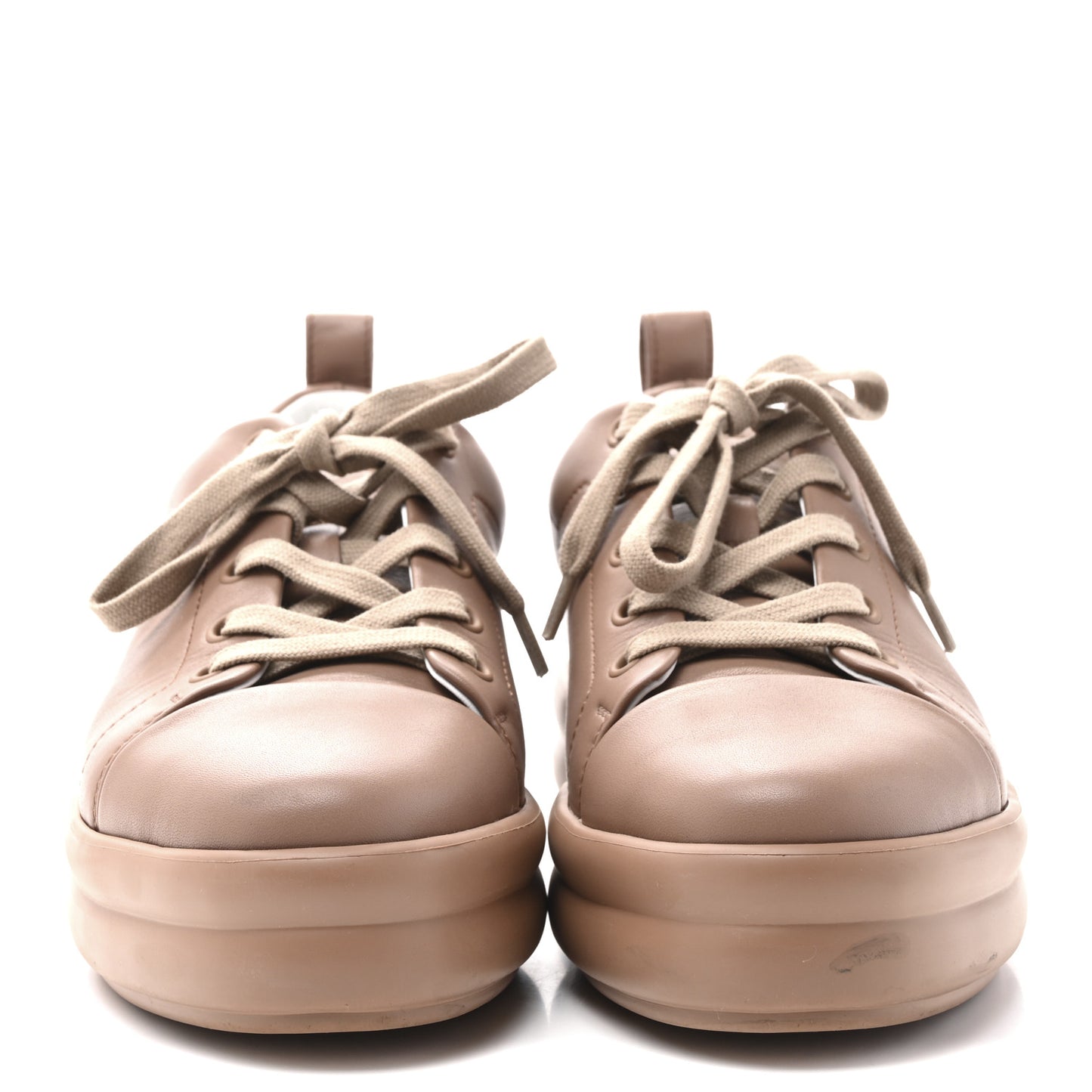 Calfskin Womens Happy Sneakers 37.5 Rose Perle