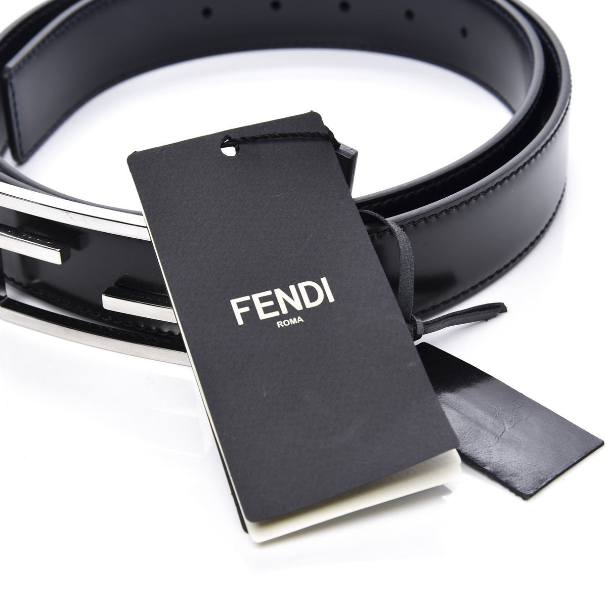 Fendi Calfskin Belt 90 36 Black 7 of 8