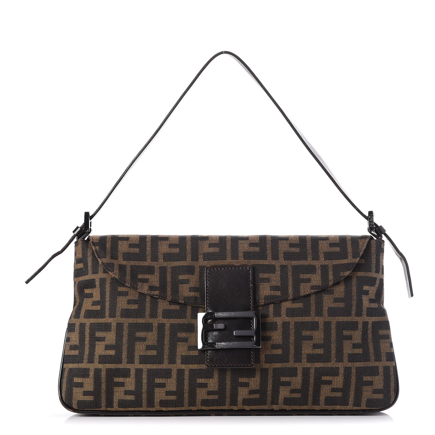 Fendi Zucca Baguette Tobacco Dark Brown 1 of 10