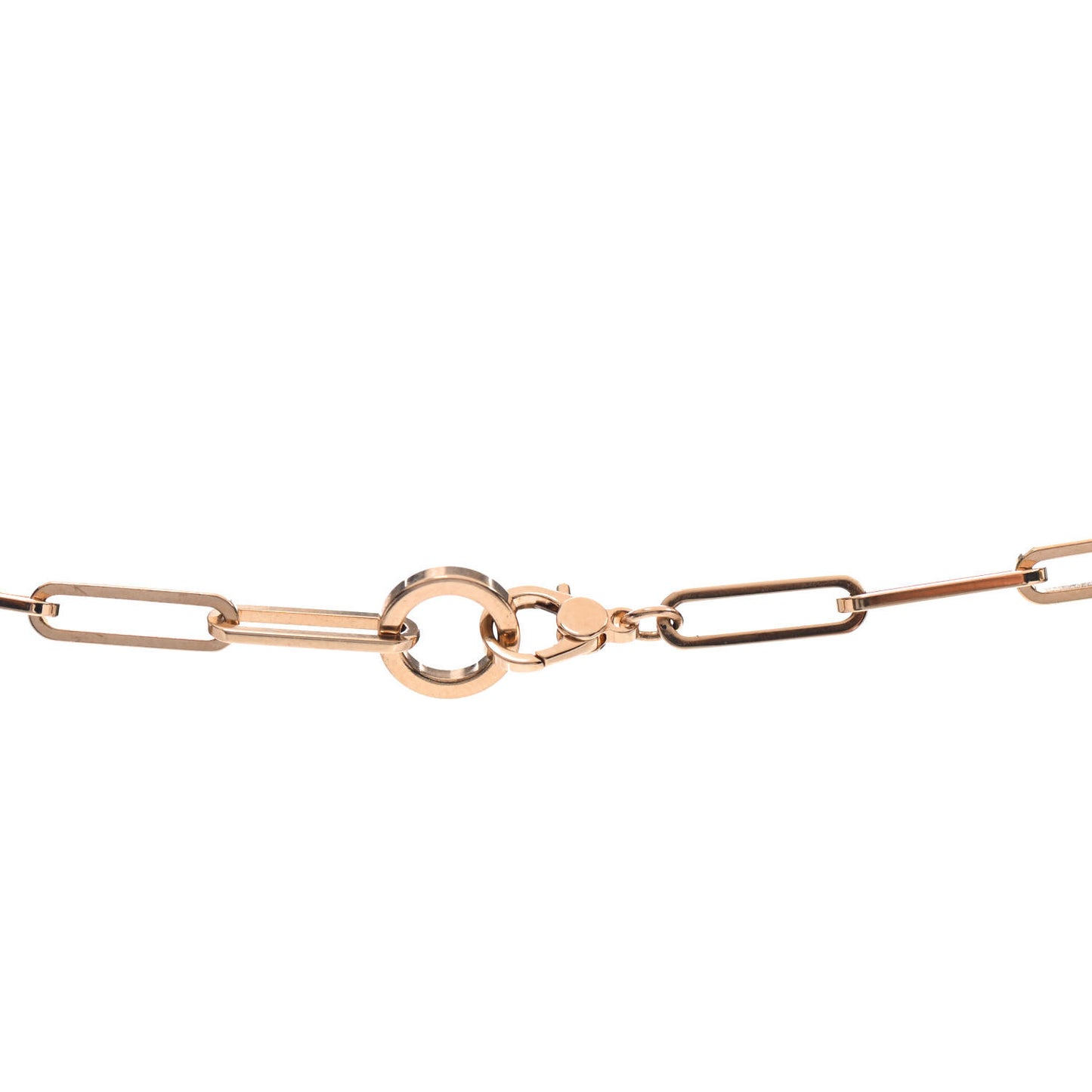 18K Yellow Gold Diamond Pave Kelly Chaine Choker Necklace