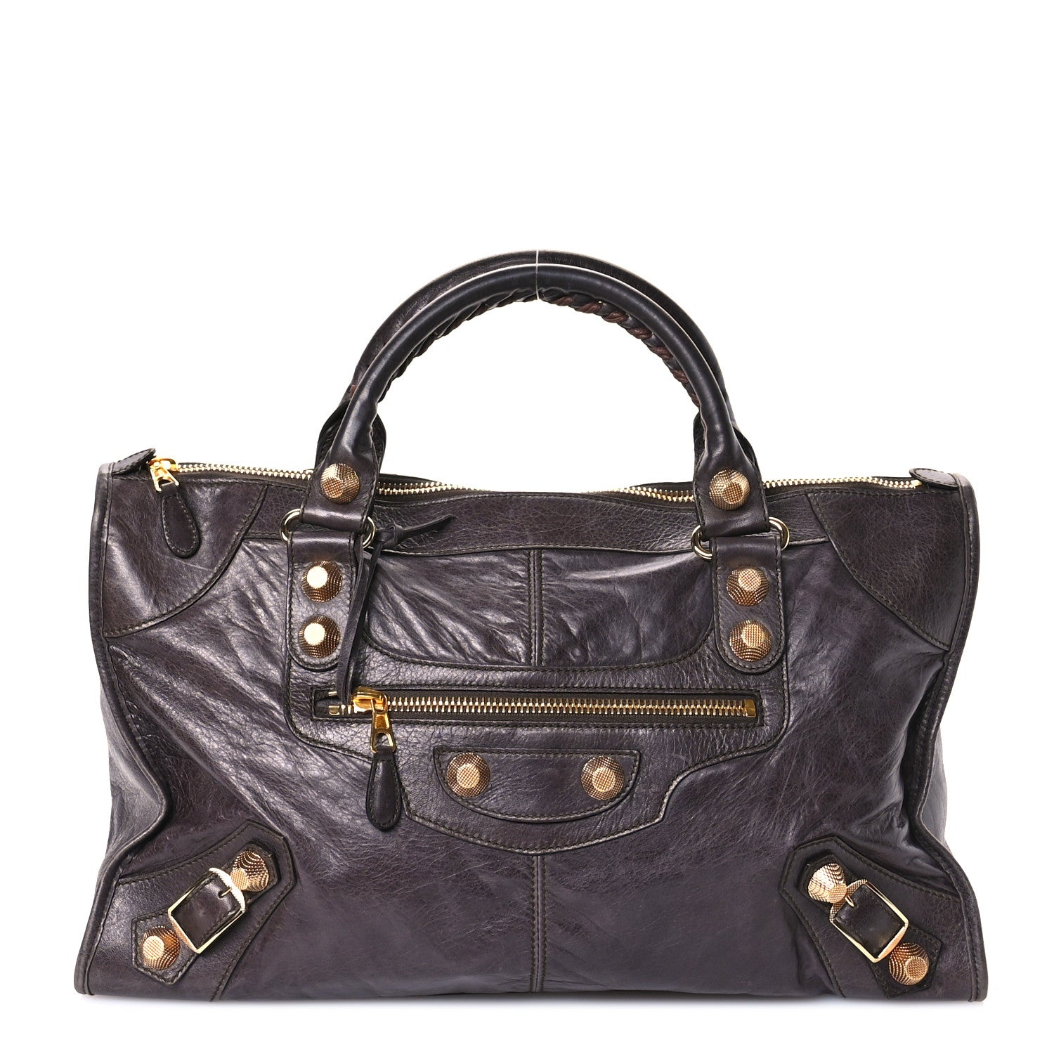 Balenciaga Agneau Giant 21 Gold Hardware Work Charbon 1 of 13
