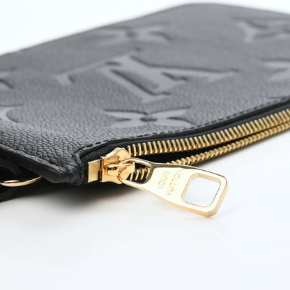 Louis Vuitton Empreinte Monogram Giant Neverfull MM Pochette Black 6 of 6