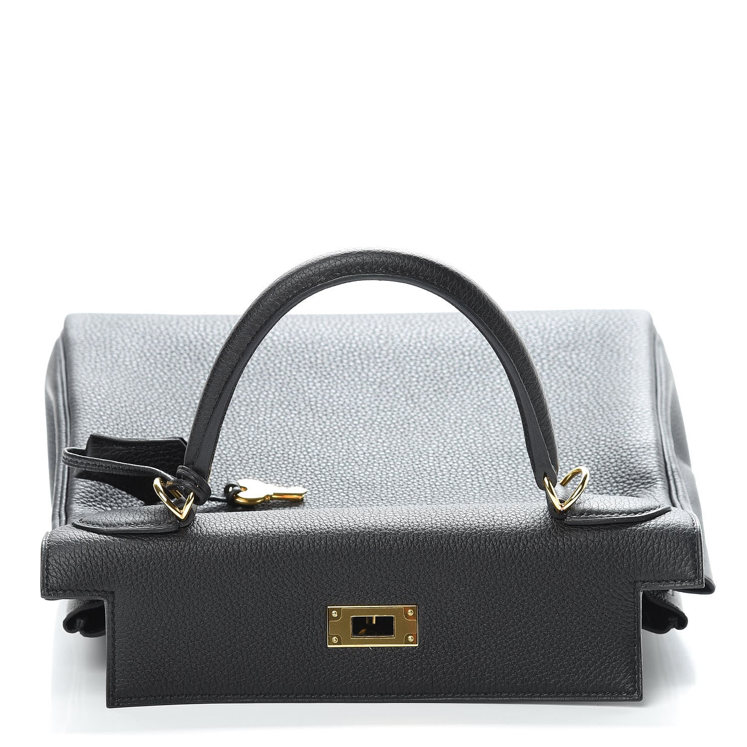 Hermes Togo Kelly Retourne 28 Black 16 of 40