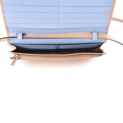 Gucci Dollar Calfskin Mini Swing Wallet Bag Camelia Mineral Blue 5 of 8
