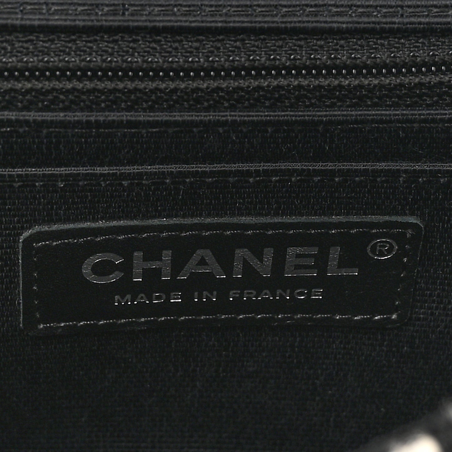 Ribbon Tweed Mini Rectangular Flap Black Ivory