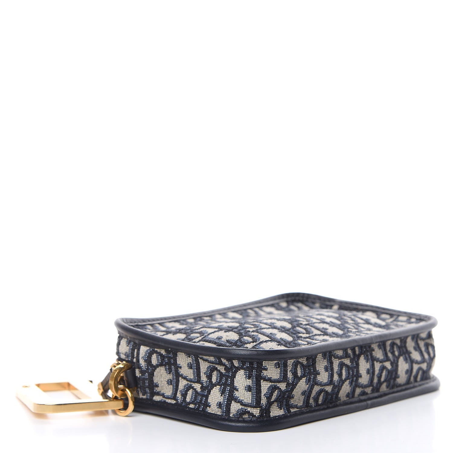 Christian Dior Oblique Diorquake Clutch Blue 4 of 8