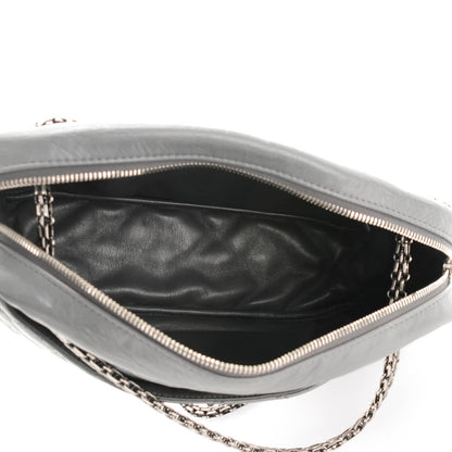 Chanel Aged Calfskin Quilted Medium Reissue Camera Case Grey 5 of 7