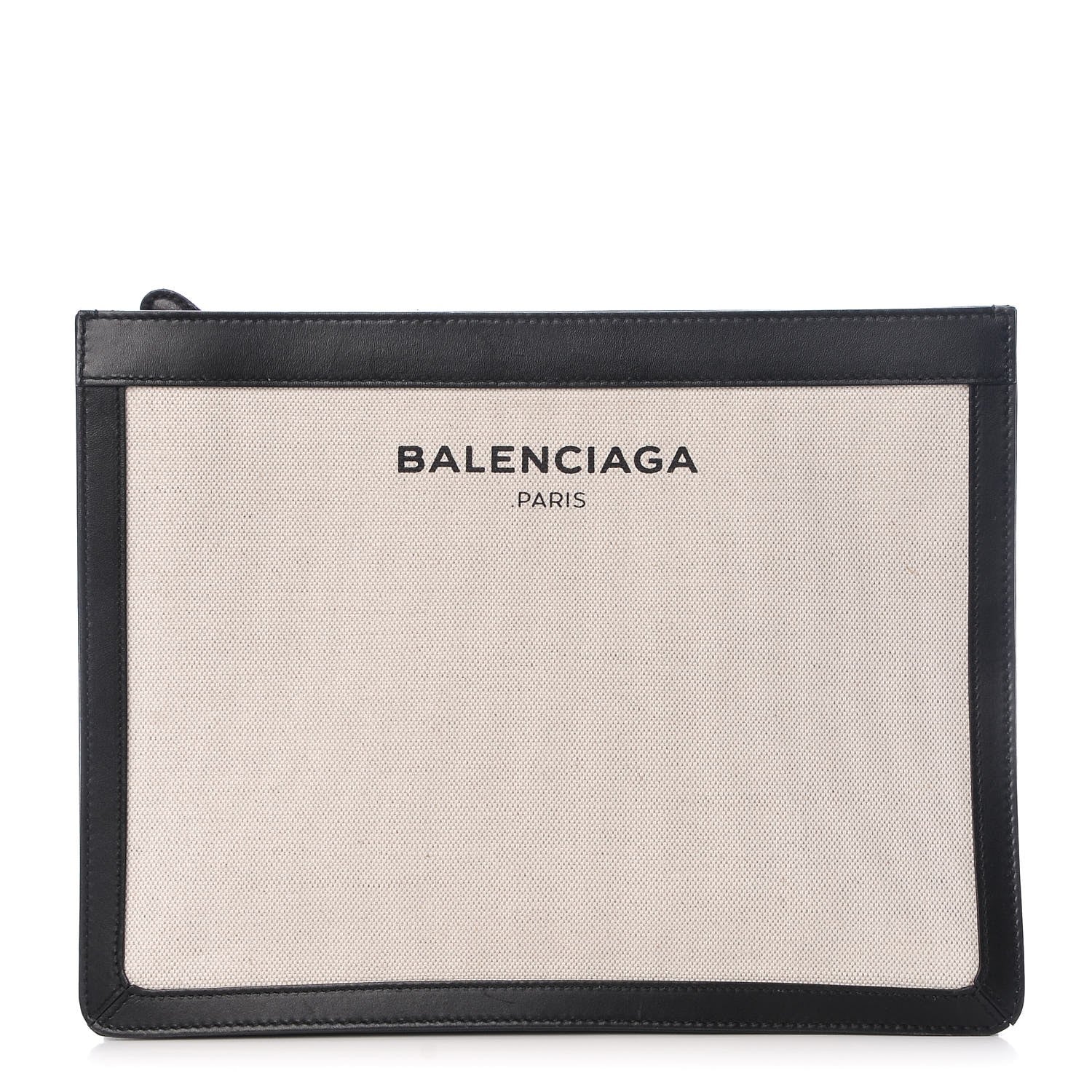 Balenciaga Cotton Canvas Ligne Pouch Black 1 of 9