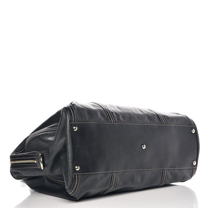 Gucci Calfskin Duchessa Large Boston Tote Bag Black 4 of 7