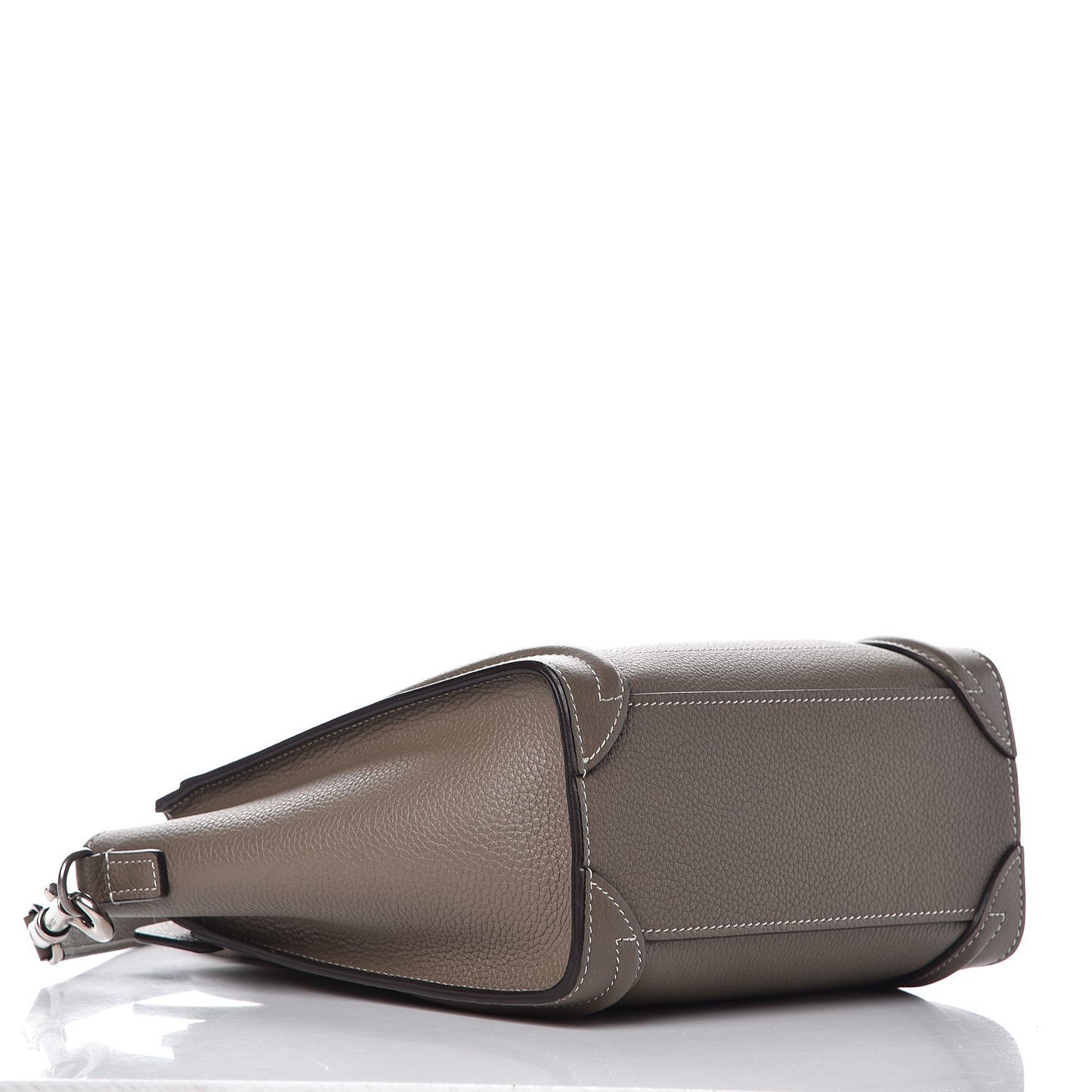 Drummed Calfskin Nano Luggage Souris