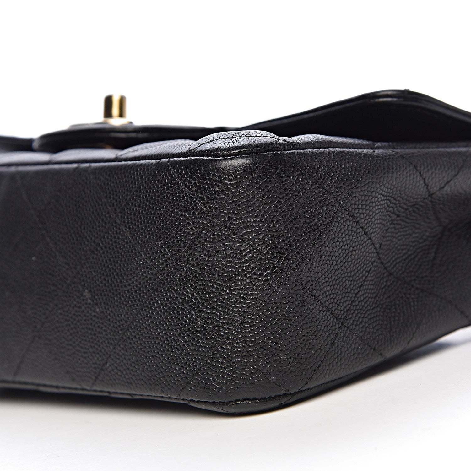 Chanel Caviar Quilted Mini Rectangular Flap Black 12 of 13