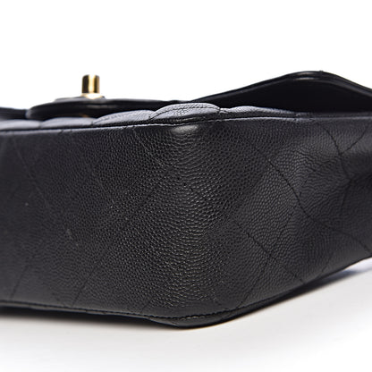 Chanel Caviar Quilted Mini Rectangular Flap Black 12 of 13