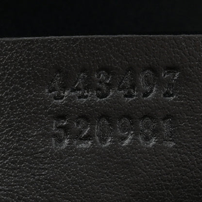 Gucci Calfskin Matelasse Small GG Marmont Shoulder Bag Black 7 of 13