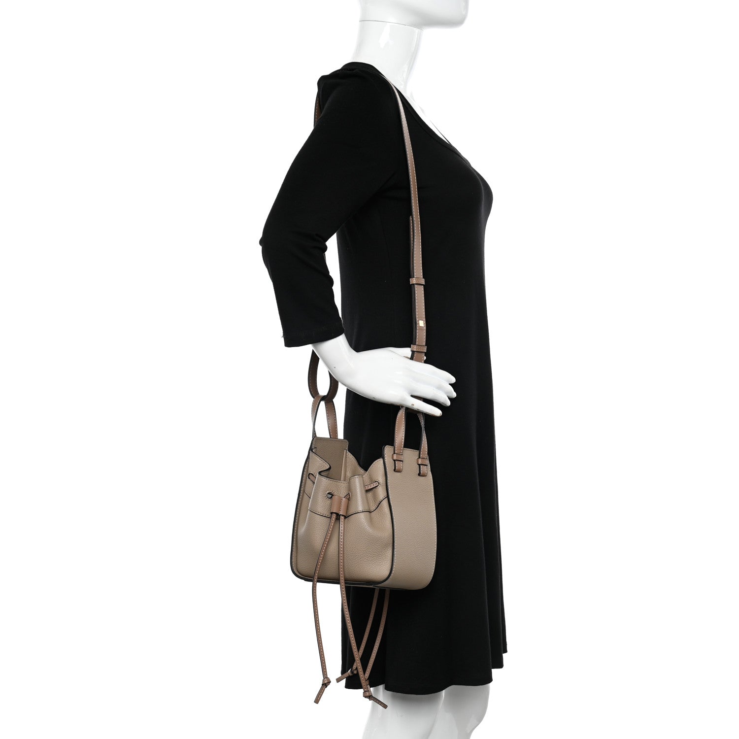 Loewe Calfskin Mini Hammock Shoulder Bag Sand Mink 2 of 9