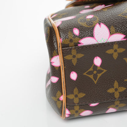 Louis Vuitton Monogram Cherry Blossom Sac Retro Bag Brown 8 of 9