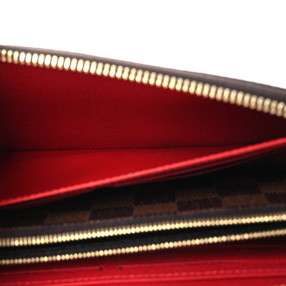 Louis Vuitton Damier Ebene Clemence Wallet Cherry 6 of 10