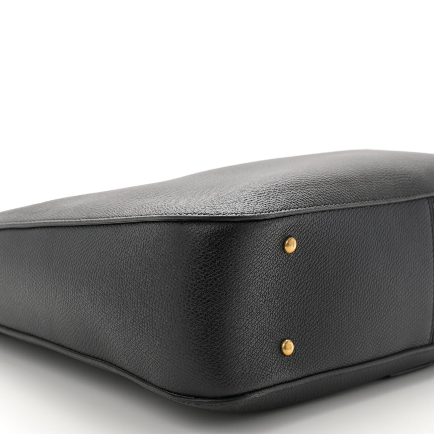 Grainy Calfskin VSling Hobo Bag Black