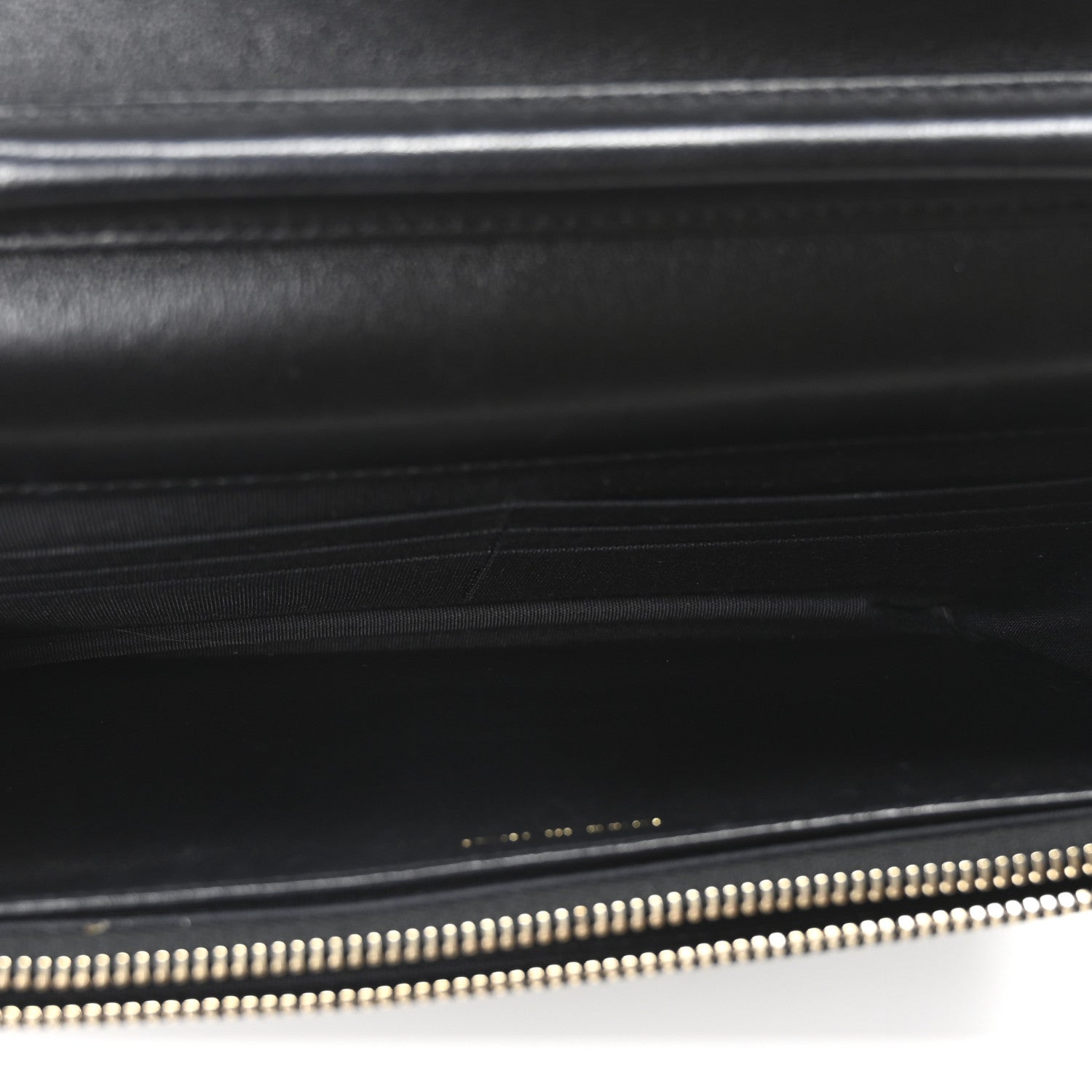 Chanel Lambskin Quilted Golden Class Wallet on Chain WOC Black 5 of 10