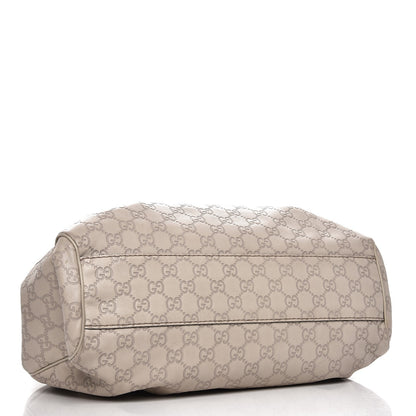 Gucci Guccissima Medium Sukey Tote Mystic White 9 of 13