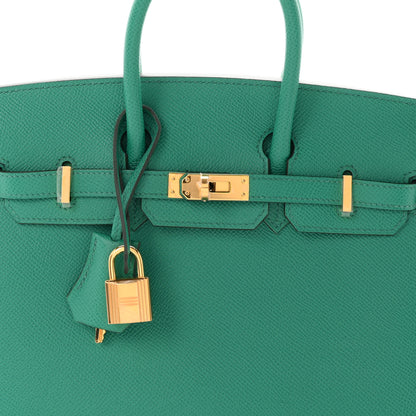 Hermes Epsom Birkin Sellier 25 Vert Jade Vert Jade 7 of 10