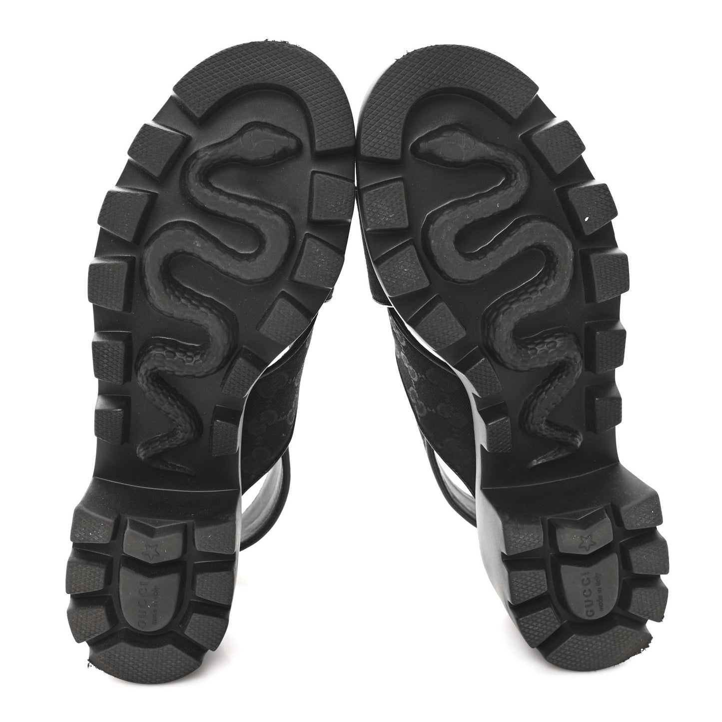Monogram Granada Kid Trip 40/72mm Lug Sole Sandals 40 Black