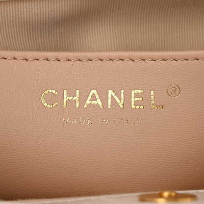 Chanel Shiny Crumpled Calfskin Quilted Small Wavy CC Hobo White 6 of 10
