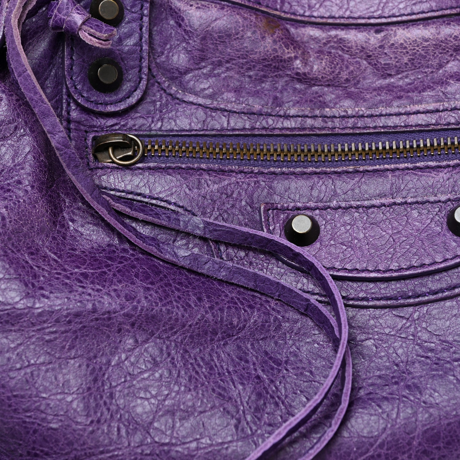 Balenciaga Agneau Classic Hardware Velo Dark Violet 8 of 38