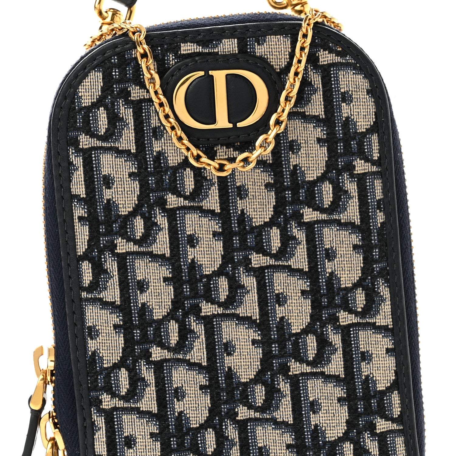 Christian Dior Oblique 30 Montaigne Phone Holder Blue 7 of 9