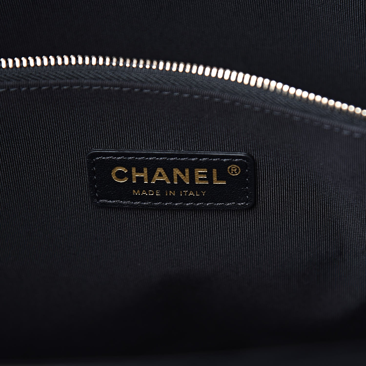 Chanel Aged Calfskin Quilted XL 31 Shopping Bag Beige Black 6 of 10