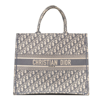 Christian Dior Oblique Large Book Tote Grey 1 of 12