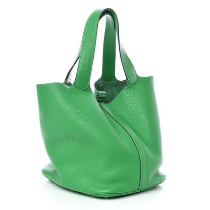Hermes Taurillon Clemence Picotin Lock 26 GM Bamboo 3 of 11